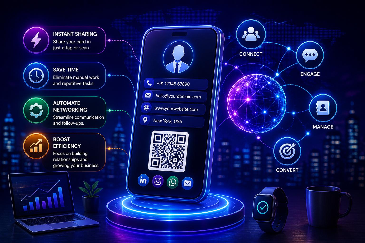 ⚡ Automate Your Networking: How Digital Business Cards Save Time and Boost Efficiency