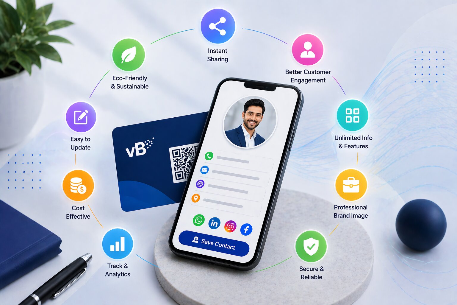 Top Benefits of Using Digital Business Cards for Your Business Growth